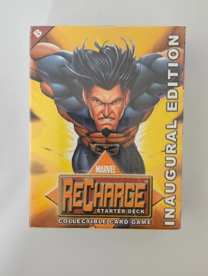 Marvel Recharge Starter Deck Collectible Card Game Inaugural Edition 2001 - Image 1 of 4