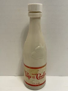 Vtg VETERINARY BOTTLE w/LABELS Plastic PUP COOLA Cola DOG Pet Treatment MEDICINE - Picture 1 of 15