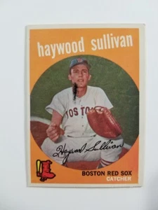 Tarjeta de béisbol Haywood Sullivan 1959 Topps #416 Boston Red Sox - Imagen 1 de 2