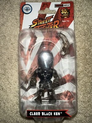 The Loyal Subjects Street Fighter:  Clear Black Ken 2017 Capcom - Image 1 of 2