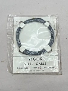 NOS Cavo per orologio in acciaio calibro 16, lunghezza 10 1/2'. (CM85-CM236) - Foto 1 di 3