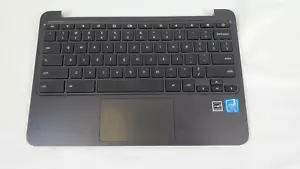 HP 11 G4 Chromebook Palmrest Assembly Keyboard touchpad 790001-001 788639-001 - Picture 1 of 2