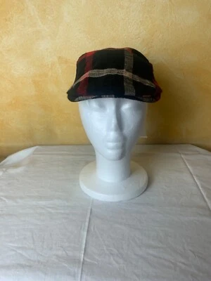 Coppola da uomo ISV, colore Nero in tartan, taglia unica, nuovo - Immagine 1 di 4