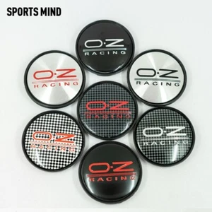 4PCS/lot 14 COLORS 63/59.5MM OZ Racing Car Wheel Center Hub Cap Car Emblem Badge - Picture 1 of 22