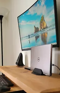 Adjustable Laptop Stand, Vertical Laptop Stand for Desk, Dock for Macbook, Home - Picture 1 of 9