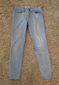 Frame Denim Le Skinny De Jeanne Crop Light Wash Ankle Jeans Size 27 - Picture 1 of 6