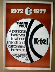 K-tel RECORDS 1972 - 1977 5th ANNIVERSARY ADVERTORIAL in MUSIC WEEK 28.5.1977 - Bild 1 von 9