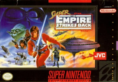 Super Star Wars: The Empire Strikes Back (Super Nintendo SNES) ¡Limpio/Probado! Foto 1 de 2