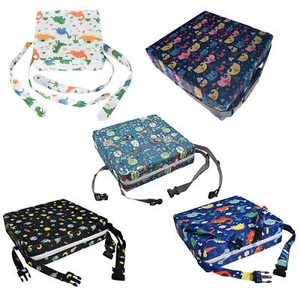 Toddler Booster Seat for Dining Table Washable Double Safer Straps Non-Slip - Picture 1 of 15