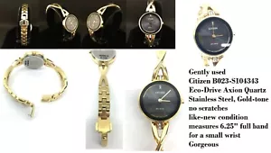 Sanft gebraucht Citizen B023-S104343 Damen Goldton/Edelstahl Eco-Drive Solar PWR - Bild 1 von 11