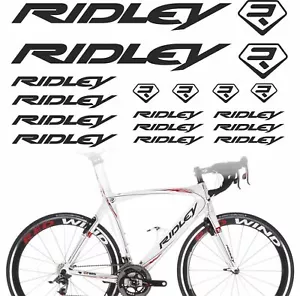 KIT 18 ADESIVI PRESPAZIATI BICI RIDLEY STICKER - Foto 1 di 1