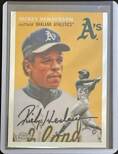Ricky Henderson - 2023 Topps Chrome Platinum Anniversary Baseball #483 - Bild 1 von 1