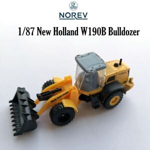 1/87 Metal Diecast Model Cars Norev HO Scale New Holland W190B Bulldozer Toys