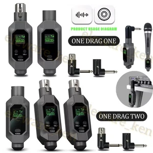 Microphone Converter XLR Transmitter and Receiver UHF Microphone Wireless System - Picture 1 of 25