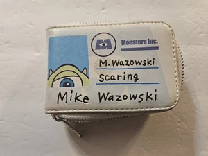 Disney Pixar Loungefly Monsters Inc Mike & Sulley Wallet Cardholder Zip - Picture 1 of 8