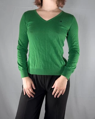 Carolina Herrera V 领毛衣,超大尺寸,Xs — 第 1/4 张图片