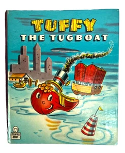 Vintage TUFFY THE TUGBOAT Childrens Book 1947 Alice Sankey Whitman Publishing - Imagen 1 de 10