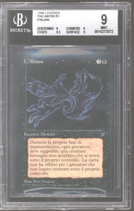 Magic MTG Legends Italian The Abyss BGS 9 (9, 9, 8.5, 9) NEAR MINT NM - Picture 1 of 1