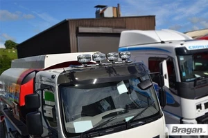 Roof Bar + LED + Spot Lights For Volvo FE 2006 - 2013 Stainless Steel Truck Top - Picture 1 of 10