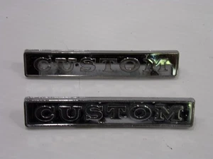 1964 65 66 67 Dodge Truck Power Wagon Custom Emblems OEM Pair 2911242 Sweptline - Picture 1 of 4