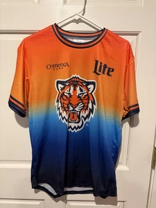 Detroit Tigers Promotional Soccer Jersey Tigres FC Orange Blue Mens Size M - Picture 1 of 4