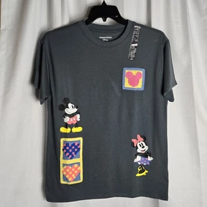 Micky Minnie faux crochet embellished tshirt NWT sz medium - Picture 1 of 8