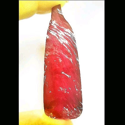 COLOR CHANGE 210 Ct 70X23 MM ALEXANDRITE ROUGH #46 LAB GROWN CORUNDUM GEMSTONE - Image 1 of 2