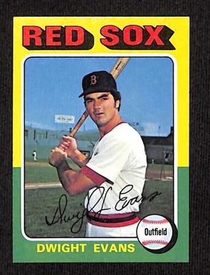 1975 Topps #255 Dwight Evans Set Break! - Image 1 of 2