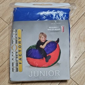 Bean Bag Factory Bean Bag Cover NO BEANS INCLUDED! NEW Blue Red Green Jr. Kids - Picture 1 of 5
