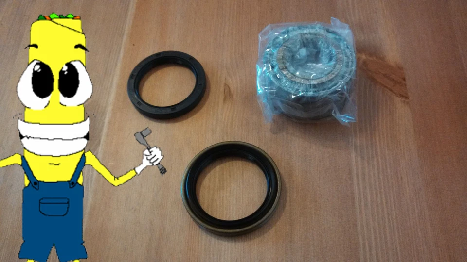 丰田卡罗拉前轮轮毂轴承和密封件 (FWD) 1984 - 1987 — 第 1/1 张图片