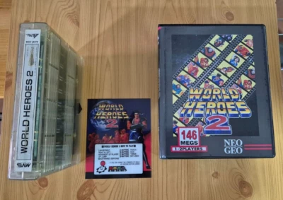 Juego World Heroes 2 MVS Neo Geo. 100% Original y Funcionando - Imagen 1 de 4
