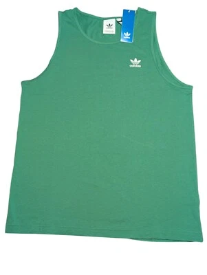Nueva camiseta sin mangas Adidas Essentials para hombre verde IP2748 NUEVA CON ETIQUETAS Foto 1 de 2