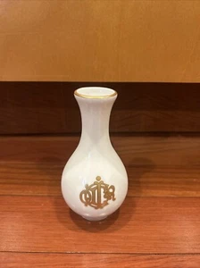 Christian Dior Limoges France Blanc Soliflore Vintage Porcelaine 1980 EUC HTF 5” - Photo 1/13