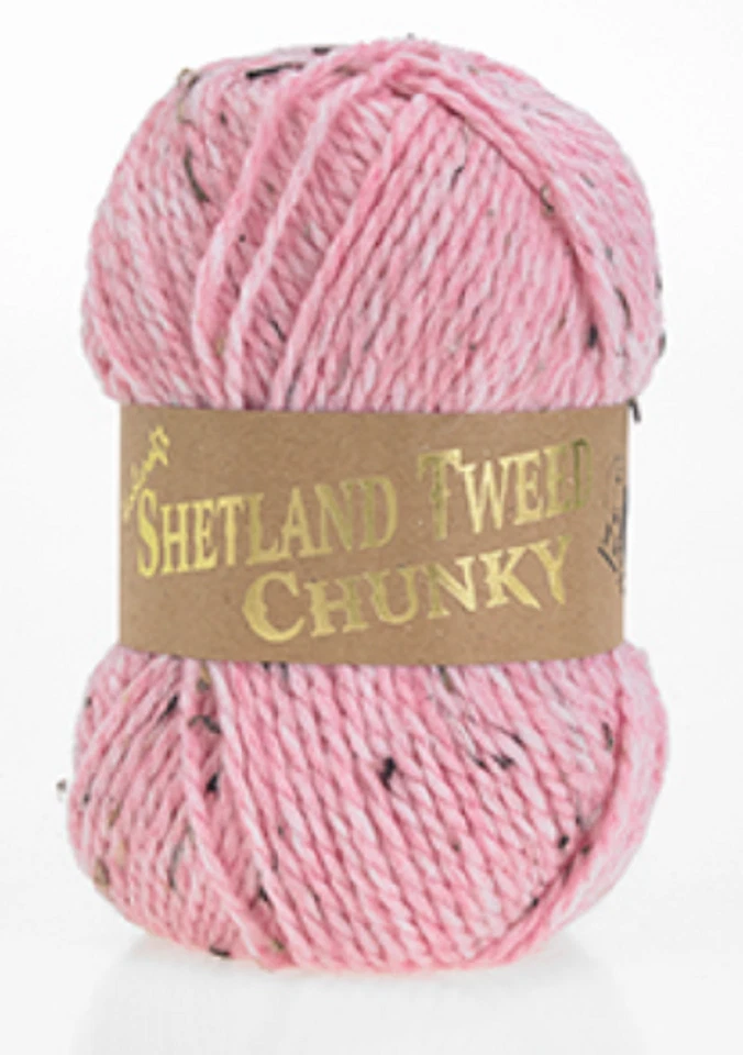 Hilo de lana para tejer grueso Woolcraft Shetland Tweed 100 g - 1422 ALDER Foto 1 de 1