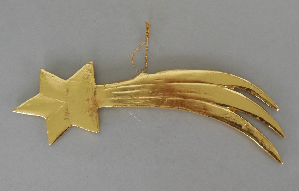 BERNHARD Kometstern Morgenstern 21 cm lang Krippenzubehör Verarbeitung Farbfehler