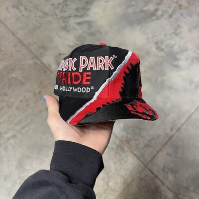 De colección Parque Jurásico Jeff Gordon Negro Snapback Años 90 Película Promo NASCAR Nuevo Foto 1 de 4