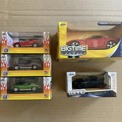 Lot of 3ea M2 Machines 1ea Lopro 1ea Bigtime All Corvettes Original Unopened Pkg - Image 1 of 4