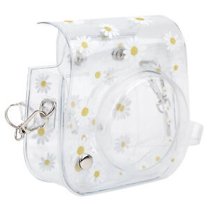 Fashion Daisy Transparent Camera Sling Bag PVC Case for Fujifilm Instax Mini