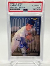 Tom Seaver Mets 2001 Topps HD Images of Excellence Signed Autograph PSA DNA