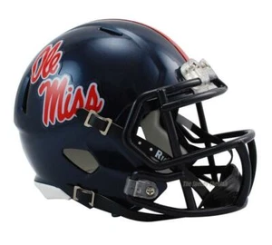 Mini casco de fútbol americano Ole Miss Rebels Riddell Speed - Imagen 1 de 1