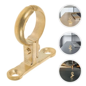Ceiling Mount Pipe Holder Clip Supports Brass Bracket Alignment Clamp - Picture 1 of 12
