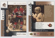 2001-02 SP Authentic SP Limited /150 Joel Kwiatkowski #164 Rookie RC