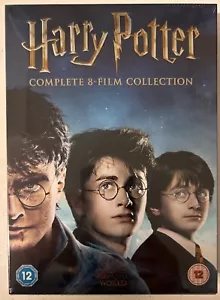Harry Potter Collection - Years 1-8 (Complete 8 Film Set) (DVD) - New & Sealed - Picture 1 of 2