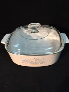 Cazuela Corning Ware PAÍS CORNFLOWER A-2-B 2 litros con tapa de vidrio Pyrex - Imagen 1 de 8