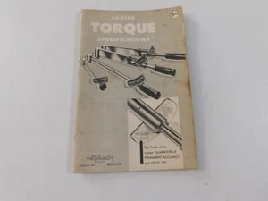 1957 STURTEVANT ENGINE TORQUE SPECIFICATONS CLEAN PAGES NO TEARS - Picture 1 of 5