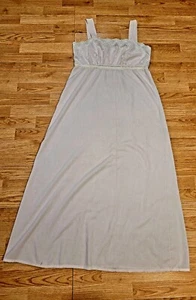 Vintage Women's Nightgown Size Large Lov'Lee Canada Baby Pink Empire Waist READ - Picture 1 of 5