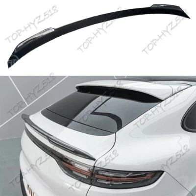 Carbon Fiber Rear Trunk Spoiler Tail wing For Porsche Cayenne Coupe 2019-2025 - Image 1 of 4