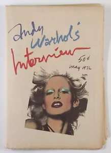HALSTON Donna Jordan PETER BEARD Ryan O'Neal LIZA MINNELLI Warhol Interview 1972 - Picture 1 of 9
