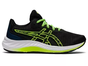 SCARPE ASICS GEL EXCITE 9 GS NERO VERDE SHOES RUNNING DONNA BAMBINA BAMBINO - Imagen 1 de 8