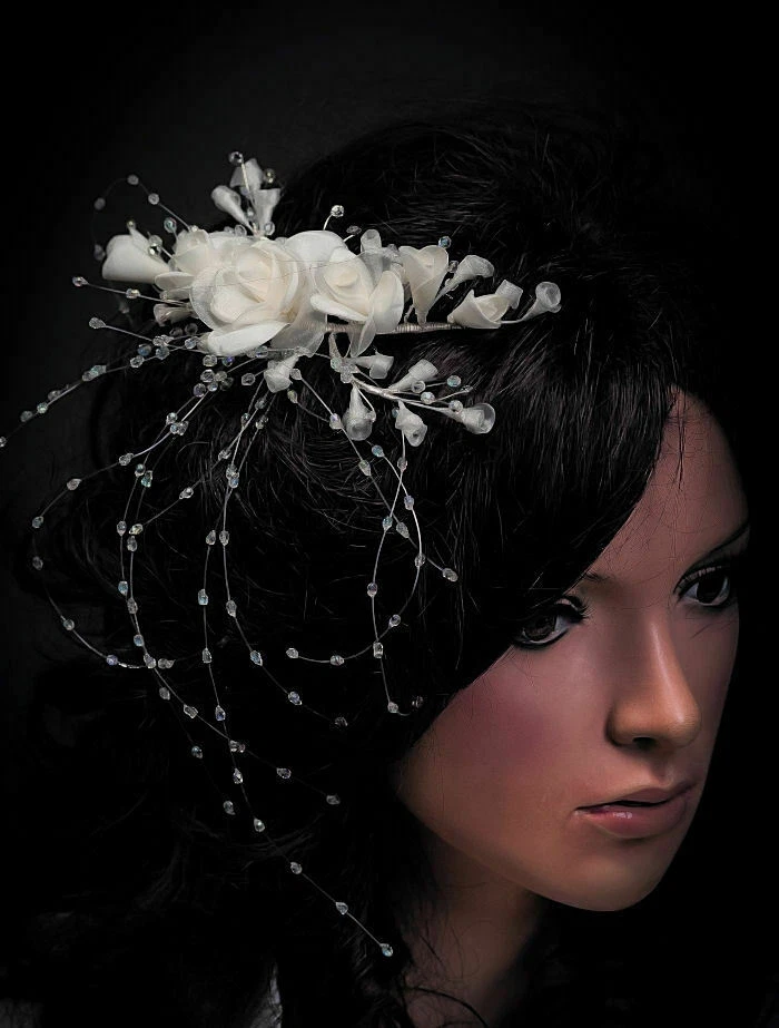 Haarschmuck Haargesteck Braut Kopfschmuck Hochzeit Kommunion S-168 - Bild 1 von 1